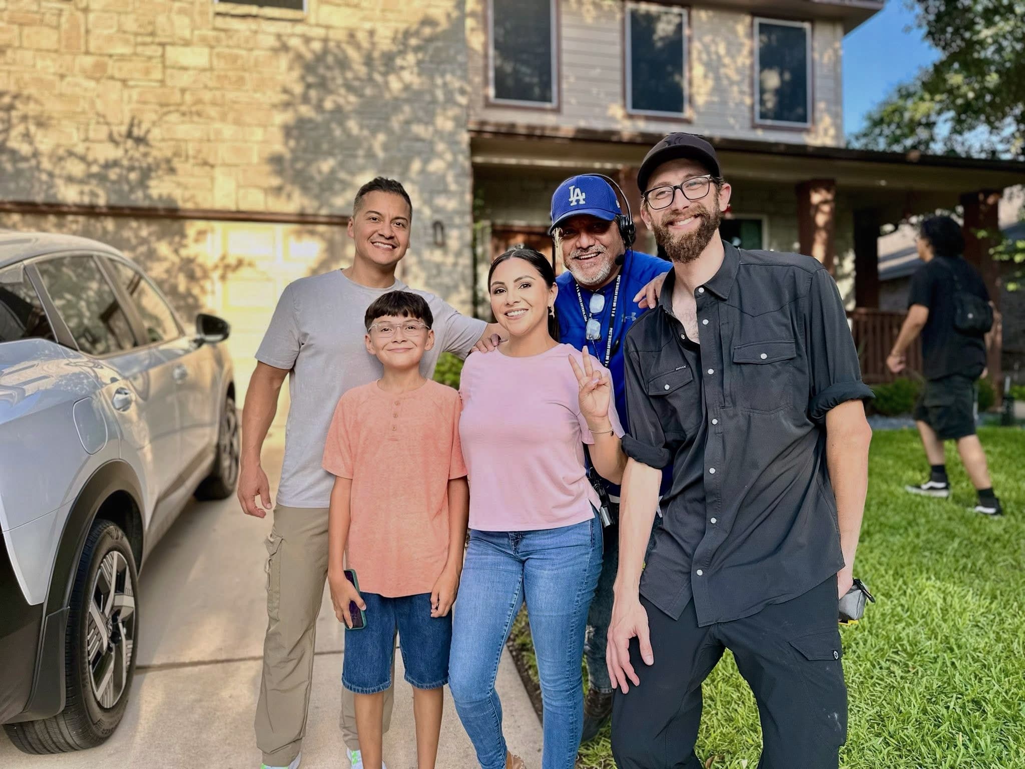 Media Bar crew and cast at the end of a production day