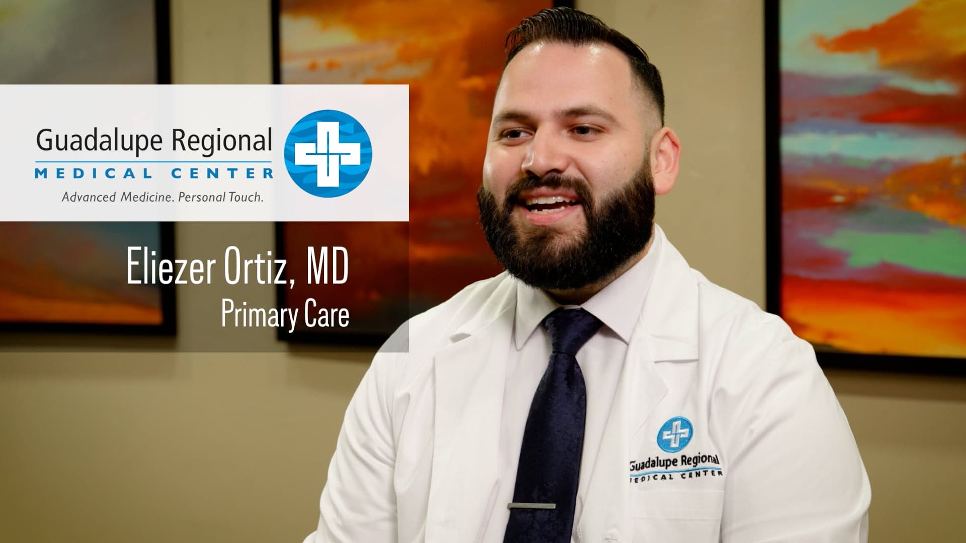 Primary care physician featured in a provider profile video